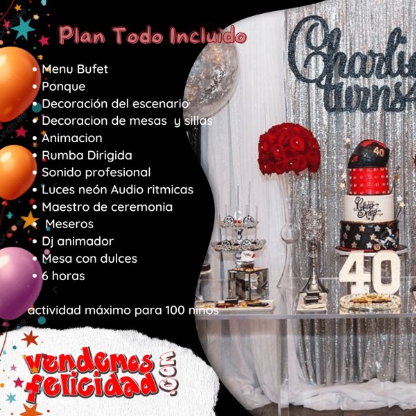Eventos corporativos en Bogota y todo el pais, animacion, decoracion, alimentos y bebidas, espectaculos, audio visuales, luces y sonido, eventos de gran formato, planes todo incluido para despedidas de empresa y eventos de fin de año, entrenamiento corporativo