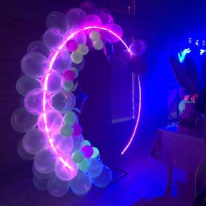 decoracion aro neon